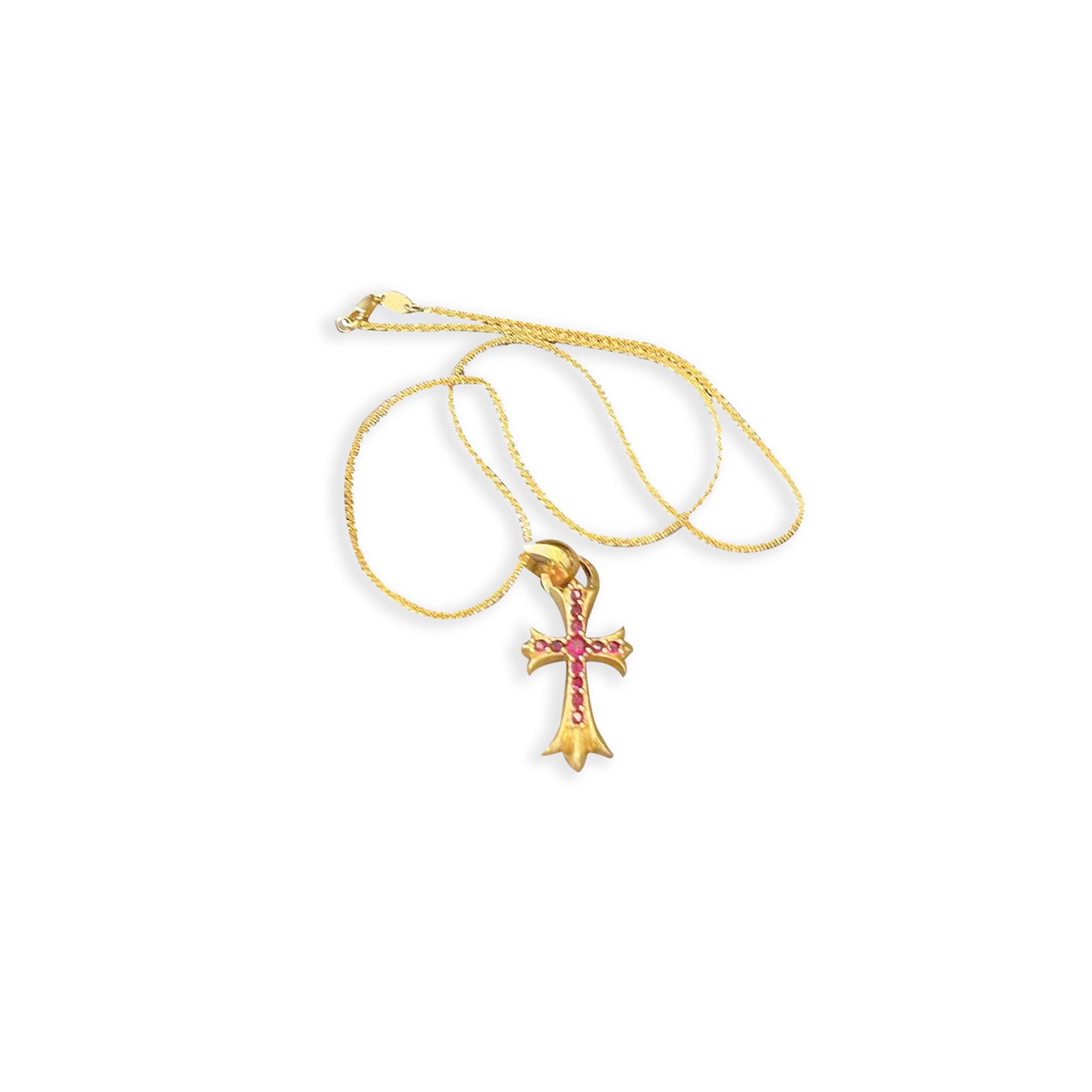 Ch*0me He**ts cross pendant necklace 326724